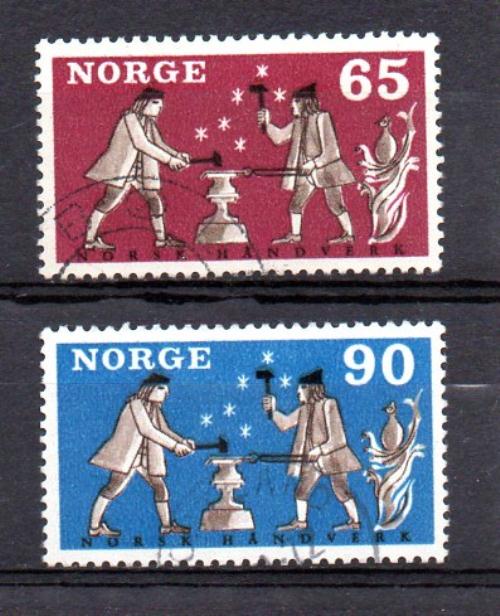 Noruega Año 1968 Nº Yvert 518/19 (o)